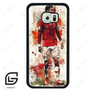 قاب گوشی سامسونگ اس 6 اج (Galaxy S6 EDGE ) طرح رونالدو کد 2419