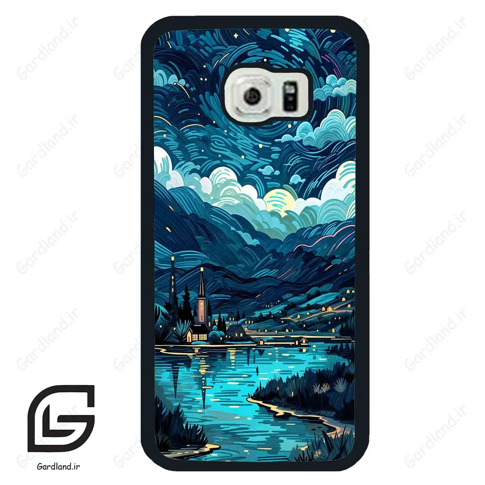 قاب گوشی سامسونگ اس 6 اج (Galaxy S6 EDGE ) طرح شب کد 2425