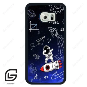 قاب گوشی سامسونگ اس 6 اج (Galaxy S6 EDGE ) طرح ناسا کد 2427