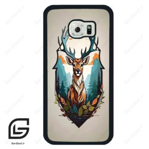 قاب گوشی سامسونگ اس 6 اج (Galaxy S6 EDGE ) طرح گوزن کد 2429