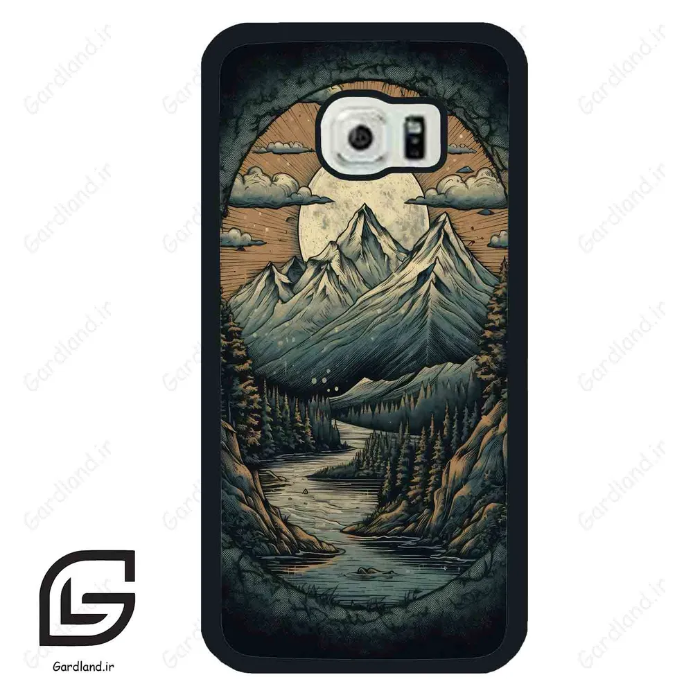 قاب گوشی سامسونگ اس 6 اج (Galaxy S6 EDGE ) طرح طبیعت کد 2432