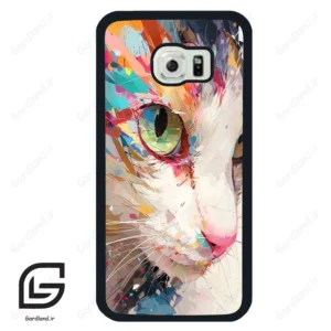قاب گوشی سامسونگ اس 6 اج (Galaxy S6 EDGE ) طرح گربه کد 2437