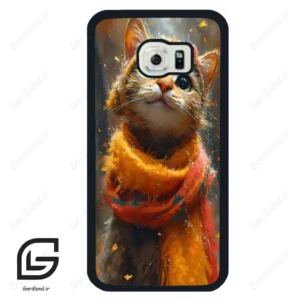 قاب گوشی سامسونگ اس 6 اج (Galaxy S6 EDGE ) طرح گربه کد 2440