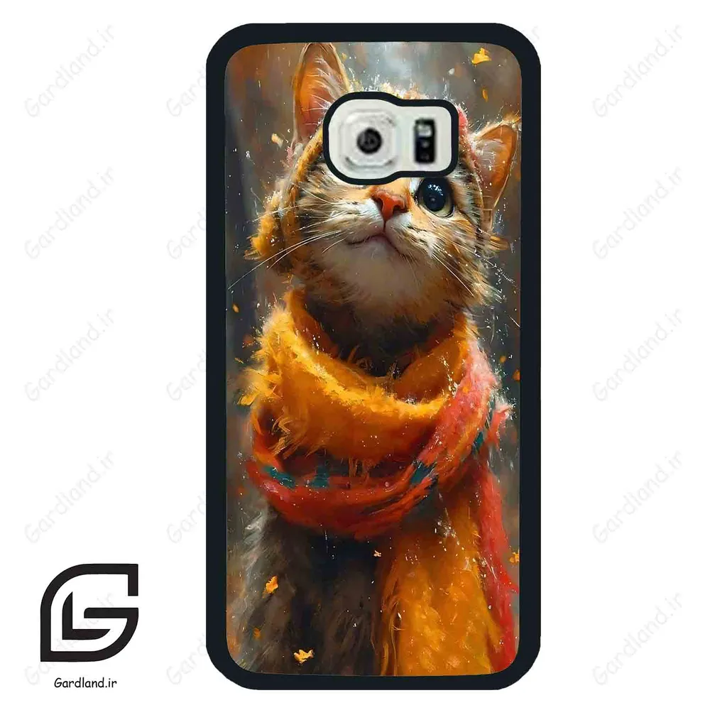 قاب گوشی سامسونگ اس 6 اج (Galaxy S6 EDGE ) طرح گربه کد 2440