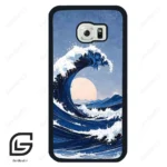 قاب گوشی سامسونگ اس 6 اج (Galaxy S6 EDGE ) طرح موج کد 2443