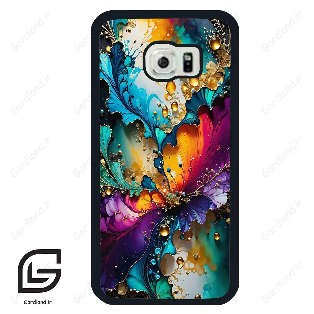 قاب گوشی سامسونگ اس 6 اج (Galaxy S6 EDGE ) طرح ابرنگی کد 2447
