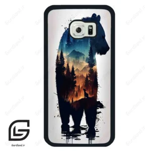 قاب گوشی سامسونگ اس 6 اج (Galaxy S6 EDGE ) طرح خرس کد 2449
