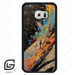 قاب گوشی سامسونگ اس 6 اج (Galaxy S6 EDGE ) طرح فضانورد کد 2450
