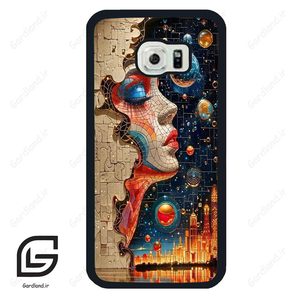 قاب گوشی سامسونگ اس 6 اج (Galaxy S6 EDGE ) طرح چهره کد 2452