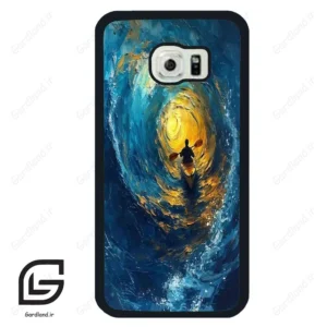 قاب گوشی سامسونگ اس 6 اج (Galaxy S6 EDGE ) طرح دریا کد 2460