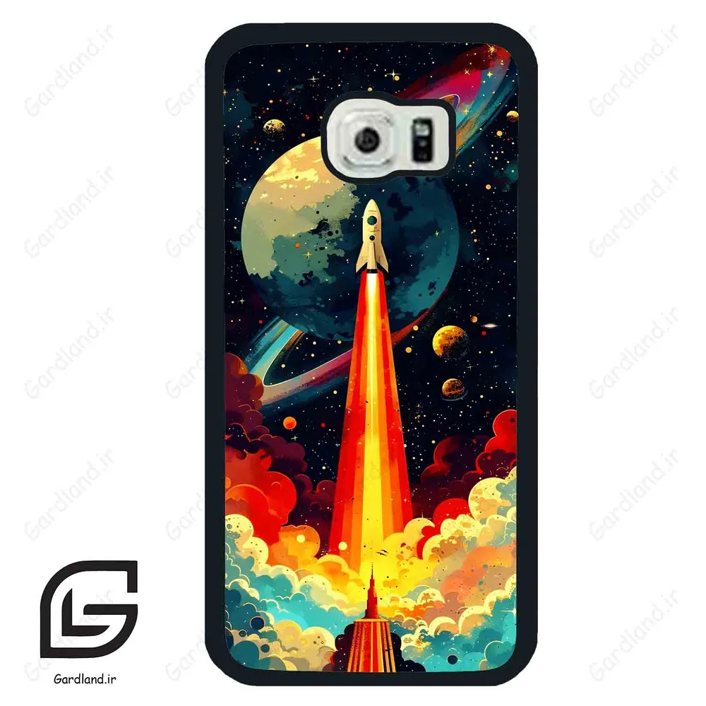 قاب گوشی سامسونگ اس 6 اج (Galaxy S6 EDGE ) طرح موشک کد 2463