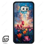 قاب گوشی سامسونگ اس 6 اج (Galaxy S6 EDGE ) طرح گل کد 2466