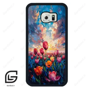 قاب گوشی سامسونگ اس 6 اج (Galaxy S6 EDGE ) طرح گل کد 2466