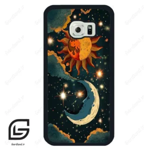 قاب گوشی سامسونگ اس 6 اج (Galaxy S6 EDGE ) طرح ماه کد 2474