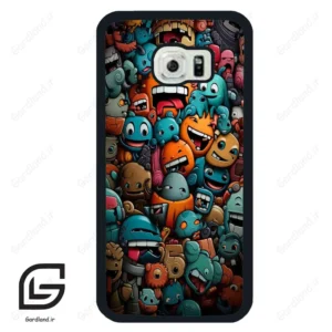 قاب گوشی سامسونگ اس 6 اج (Galaxy S6 EDGE ) طرح استیکر کد 2478