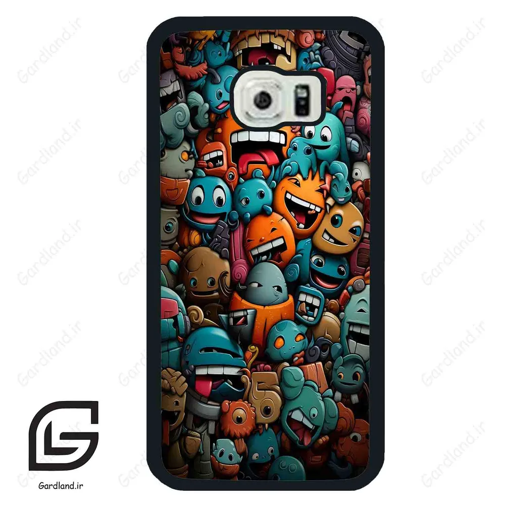 قاب گوشی سامسونگ اس 6 اج (Galaxy S6 EDGE ) طرح استیکر کد 2478