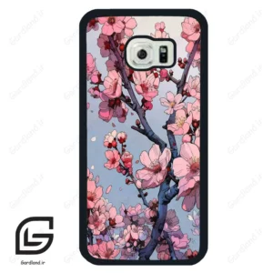 قاب گوشی سامسونگ اس 6 اج (Galaxy S6 EDGE ) طرح شکوفه کد 2481