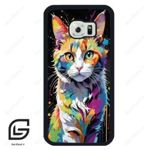 قاب گوشی سامسونگ اس 6 اج (Galaxy S6 EDGE ) طرح گربه کد 2483