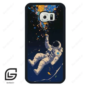 قاب گوشی سامسونگ اس 6 اج (Galaxy S6 EDGE ) طرح فضانورد کد 2484