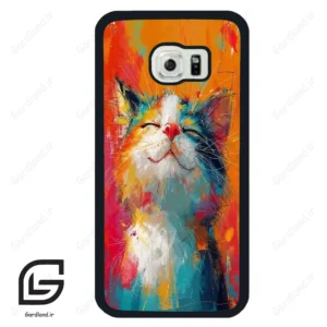 قاب گوشی سامسونگ اس 6 اج (Galaxy S6 EDGE ) طرح گربه کد 2489