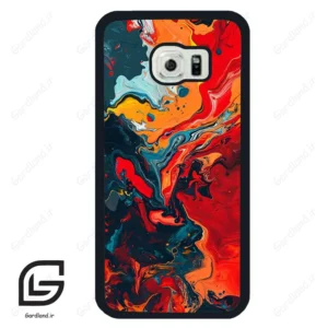 قاب گوشی سامسونگ اس 6 اج (Galaxy S6 EDGE ) طرح ابرنگی کد 2490