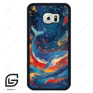 قاب گوشی سامسونگ اس 6 اج (Galaxy S6 EDGE ) طرح نقاشی کد 2504