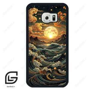 قاب گوشی سامسونگ اس 6 اج (Galaxy S6 EDGE ) طرح غروب کد 2505