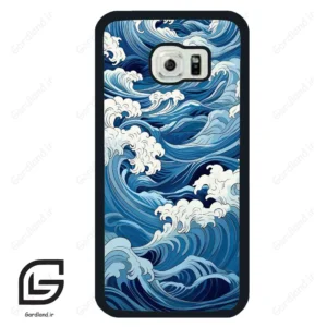 قاب گوشی سامسونگ اس 6 اج (Galaxy S6 EDGE ) طرح دریا کد 2515