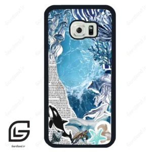 قاب گوشی سامسونگ اس 6 اج (Galaxy S6 EDGE ) طرح دریا کد 2516