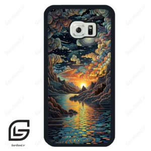قاب گوشی سامسونگ اس 6 اج (Galaxy S6 EDGE ) طرح نقاشی کد 2519