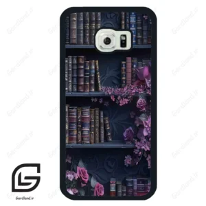 قاب گوشی سامسونگ اس 6 اج (Galaxy S6 EDGE ) طرح کتابخانه کد 2529