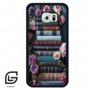 قاب گوشی سامسونگ اس 6 اج (Galaxy S6 EDGE ) طرح کتابخانه کد 2530