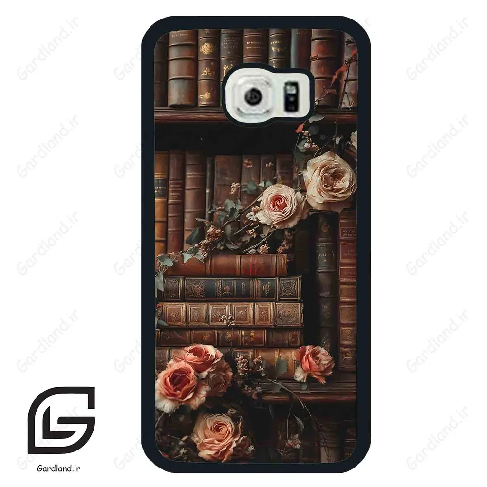 قاب گوشی سامسونگ اس 6 اج (Galaxy S6 EDGE ) طرح کتابخانه کد 2531