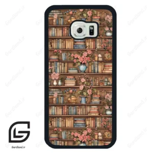 قاب گوشی سامسونگ اس 6 اج (Galaxy S6 EDGE ) طرح کتابخانه کد 2535
