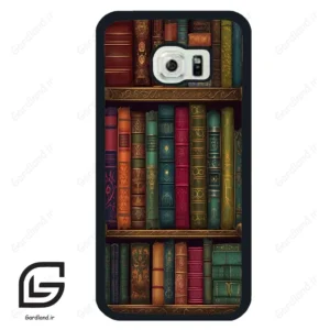 قاب گوشی سامسونگ اس 6 اج (Galaxy S6 EDGE ) طرح کتابخانه کد 2538