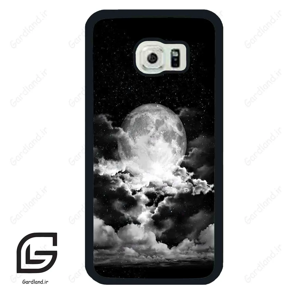 قاب گوشی سامسونگ اس 6 اج (Galaxy S6 EDGE ) طرح ماه کد 2544