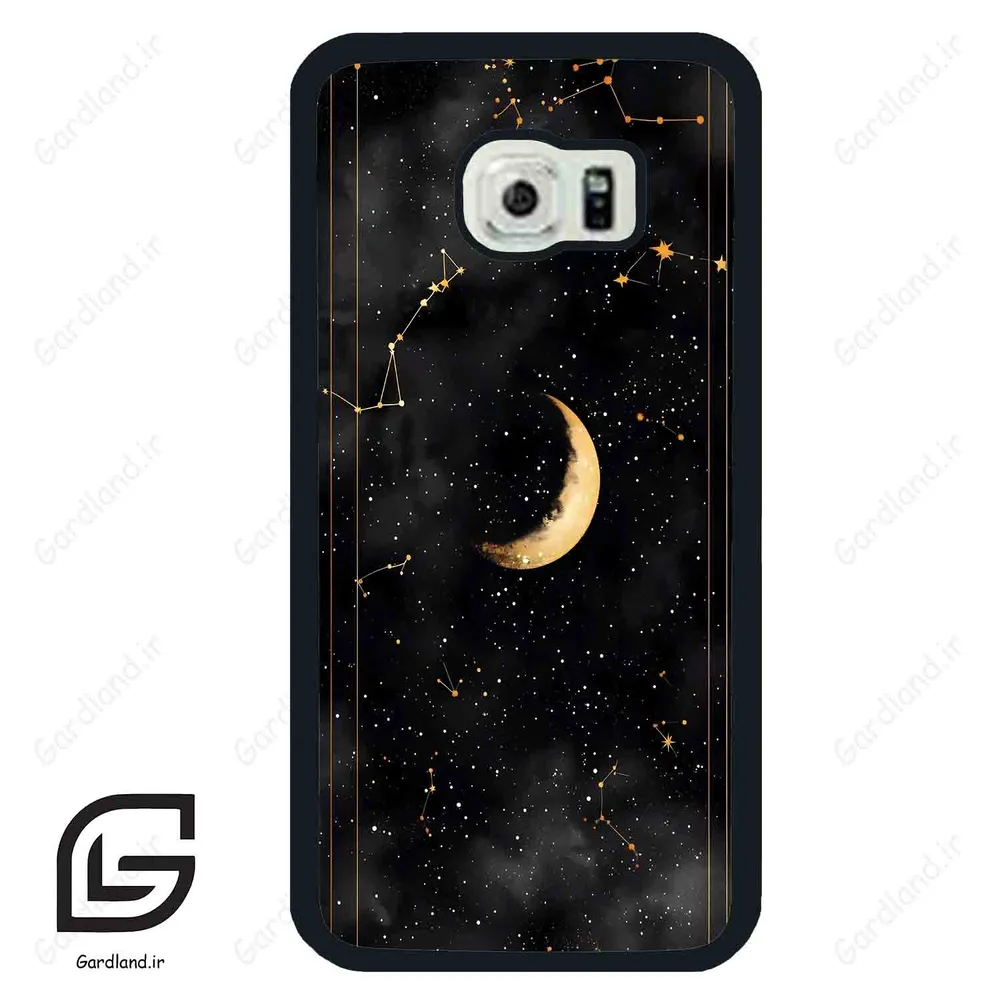 قاب گوشی سامسونگ اس 6 اج (Galaxy S6 EDGE ) طرح ماه کد 2548