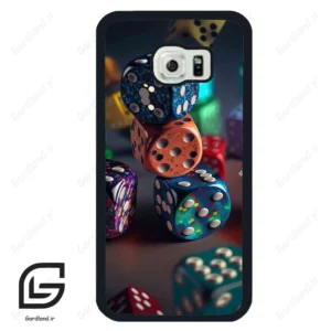 قاب گوشی سامسونگ اس 6 اج (Galaxy S6 EDGE ) طرح تاس کد 2556