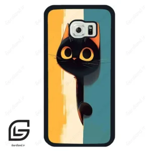 قاب گوشی سامسونگ اس 6 اج (Galaxy S6 EDGE ) طرح گربه کد 2581