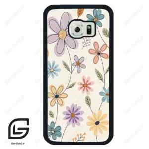 قاب گوشی سامسونگ اس 6 اج (Galaxy S6 EDGE ) طرح گل کد 2587