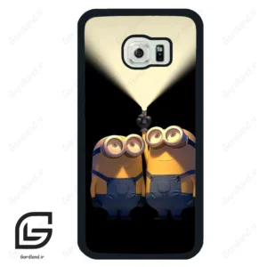 قاب گوشی سامسونگ اس 6 اج (Galaxy S6 EDGE ) طرح مینیون کد 2615
