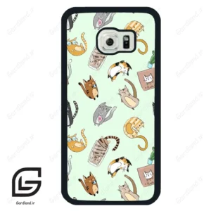 قاب گوشی سامسونگ اس 6 اج (Galaxy S6 EDGE ) طرح گربه کد 2622