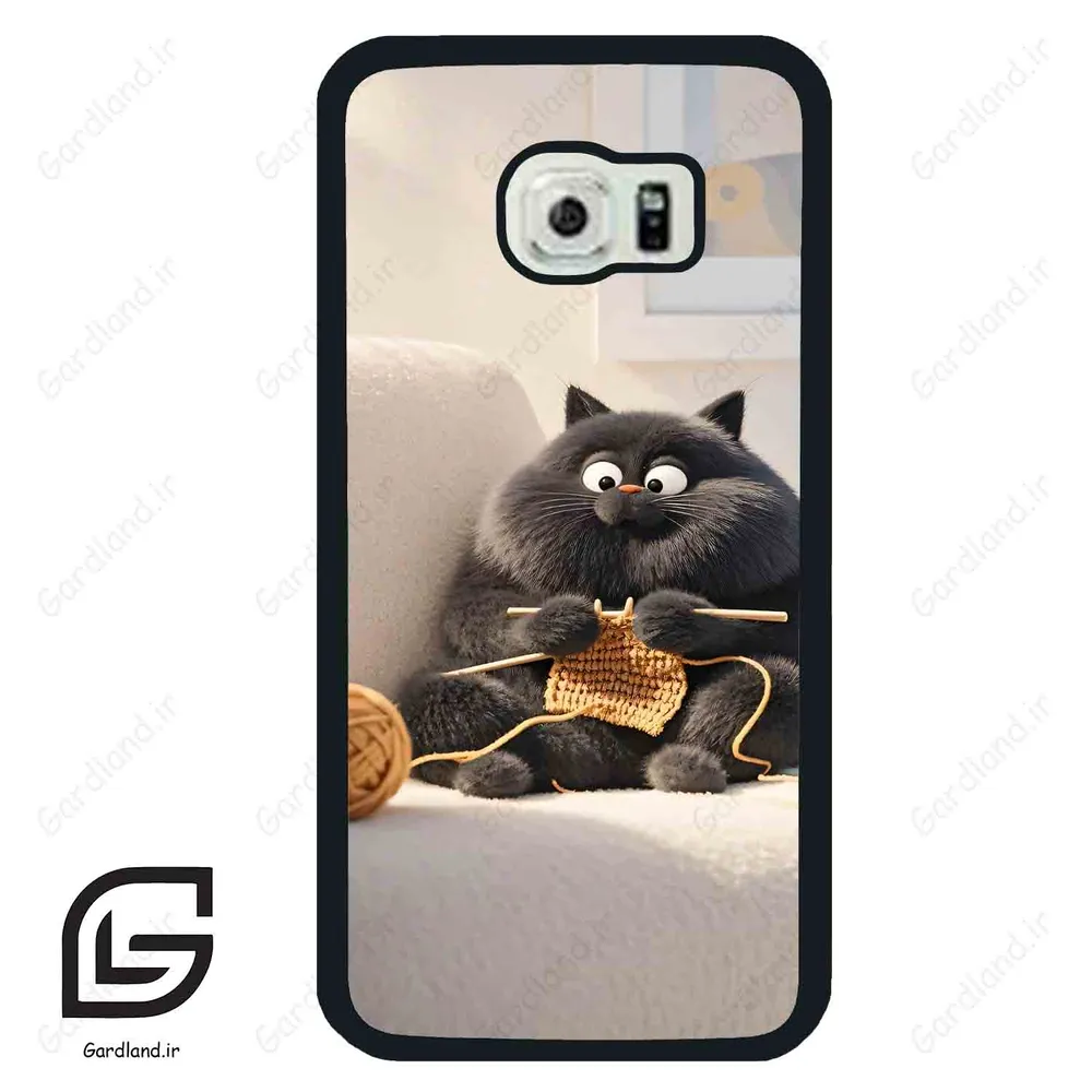 قاب گوشی سامسونگ اس 6 اج (Galaxy S6 EDGE ) طرح گربه کد 2639