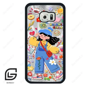 قاب گوشی سامسونگ اس 6 اج (Galaxy S6 EDGE ) طرح دخترانه کد 2642