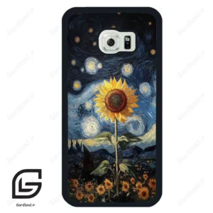قاب گوشی سامسونگ اس 6 اج (Galaxy S6 EDGE ) طرح افتابگردان کد 2652