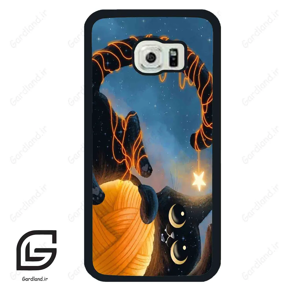 قاب گوشی سامسونگ اس 6 اج (Galaxy S6 EDGE ) طرح گربه کد 2654