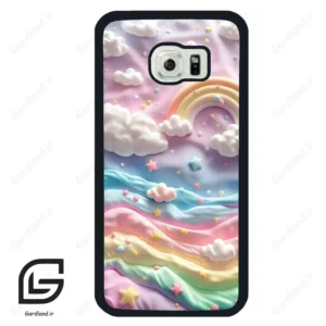 قاب گوشی سامسونگ اس 6 اج (Galaxy S6 EDGE ) طرح رنگارنگ کد 2656