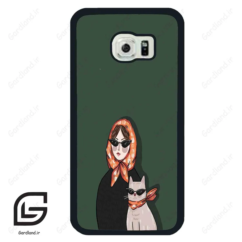 قاب گوشی سامسونگ اس 6 اج (Galaxy S6 EDGE ) طرح دخترانه کد 2672
