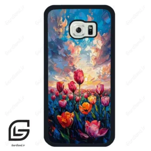 قاب گوشی سامسونگ اس 6 اج (Galaxy S6 EDGE ) طرح گل کد 2687