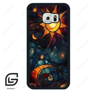 قاب گوشی سامسونگ اس 6 اج (Galaxy S6 EDGE ) طرح خورشید کد 2707